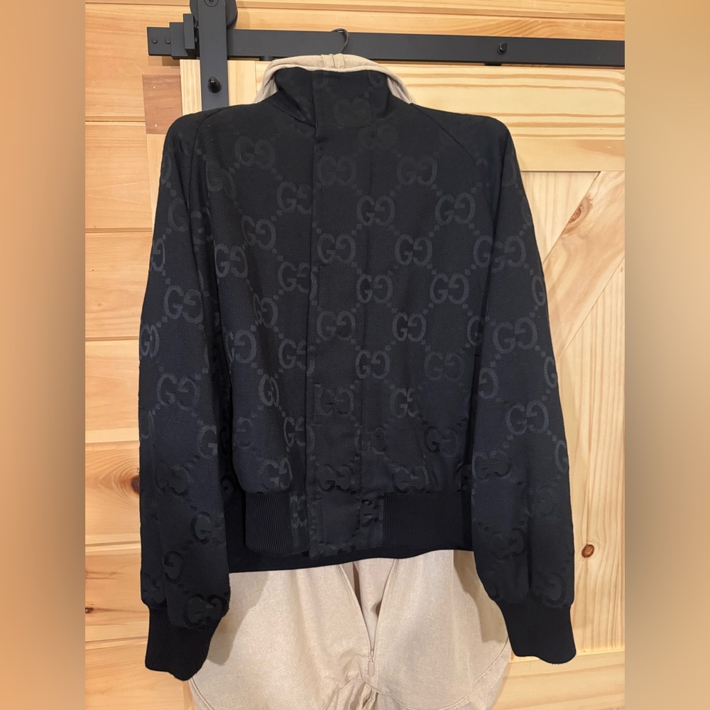 Gucci Black GG Canvas Jacket